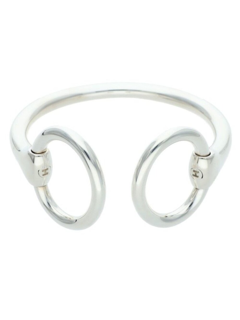 Hermes Nausicaa Silver Bangle